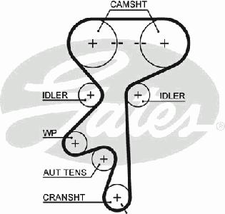Ремень ГРМ GATES 5499XS