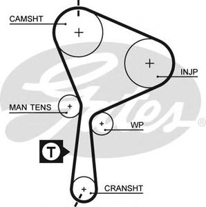 Ремень ГРМ GATES 5552XS