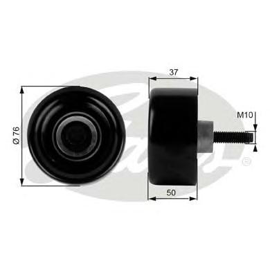 Паразитный / ведущий ролик, поликлиновой ремень GATES