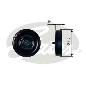 Паразитный / ведущий ролик, поликлиновой ремень GATES T36411