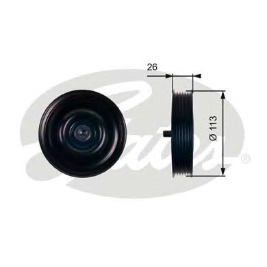 Паразитный / ведущий ролик, поликлиновой ремень GATES