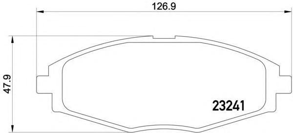 Комплект тормозных колодок, дисковый тормоз TEXTAR