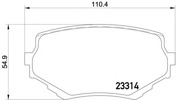 Комплект тормозных колодок, дисковый тормоз TEXTAR