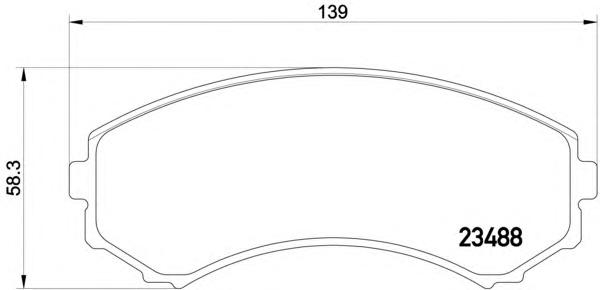 Комплект тормозных колодок, дисковый тормоз TEXTAR