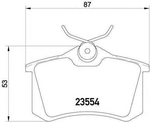 Комплект тормозных колодок, дисковый тормоз TEXTAR