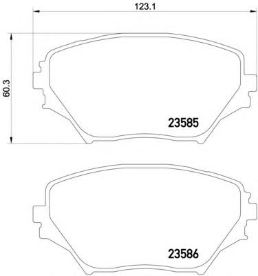 Комплект тормозных колодок, дисковый тормоз TEXTAR