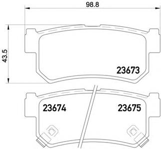 Комплект тормозных колодок, дисковый тормоз TEXTAR 2367301