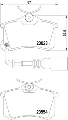 Комплект тормозных колодок, дисковый тормоз TEXTAR