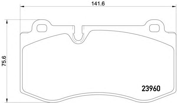 Комплект тормозных колодок, дисковый тормоз TEXTAR