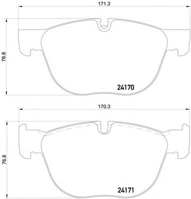 Комплект тормозных колодок, дисковый тормоз TEXTAR