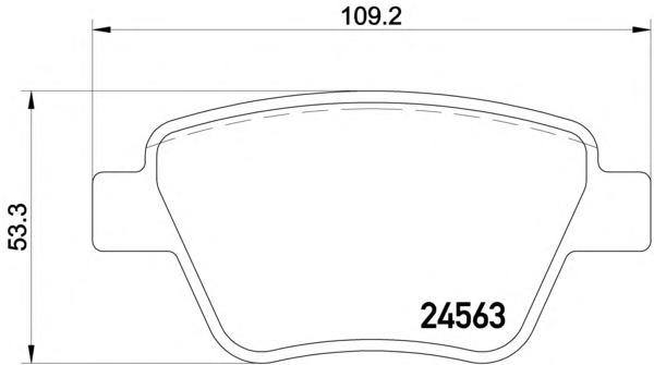 Комплект тормозных колодок, дисковый тормоз TEXTAR
