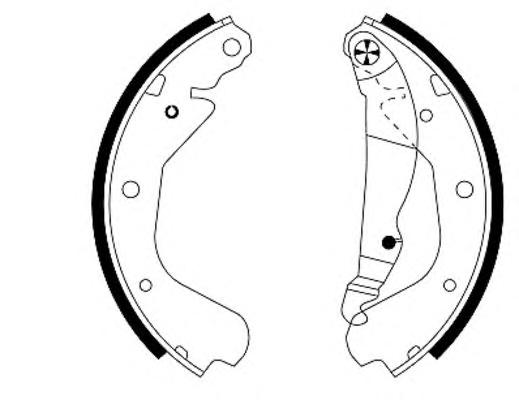 Комплект тормозных колодок TEXTAR