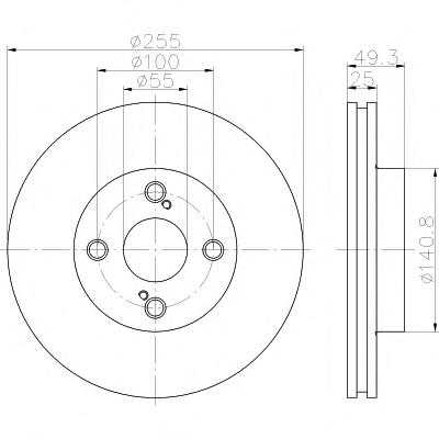 Тормозной диск TEXTAR