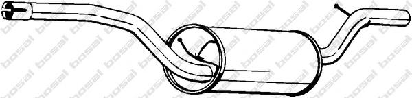 Средний глушитель выхлопных газов BOSAL