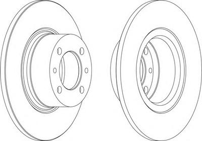 Тормозной диск FERODO DDF035