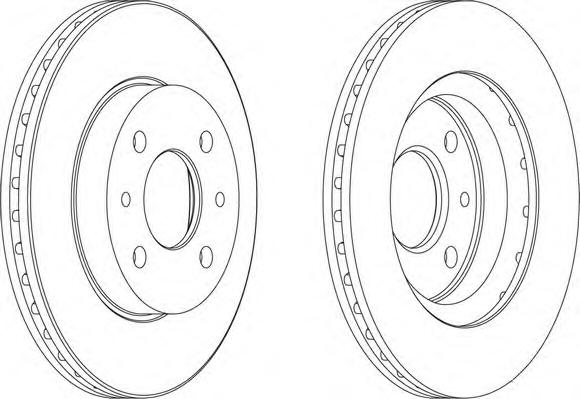 Тормозной диск FERODO