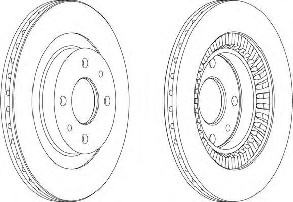 Тормозной диск FERODO