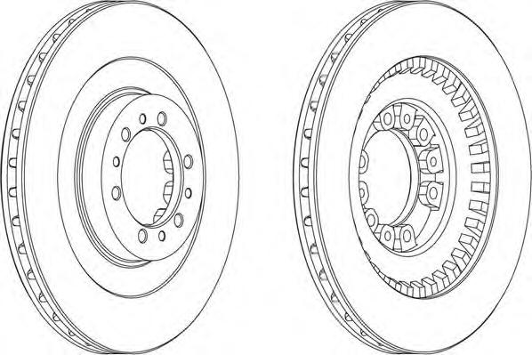 Тормозной диск FERODO