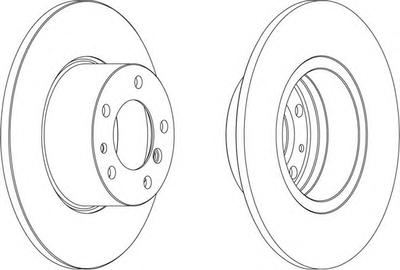 Тормозной диск FERODO DDF210