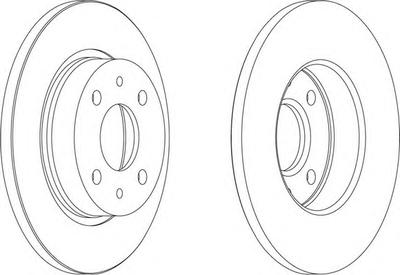 Тормозной диск FERODO DDF215