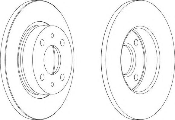 Тормозной диск FERODO