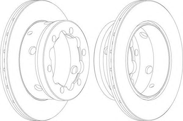 Тормозной диск FERODO
