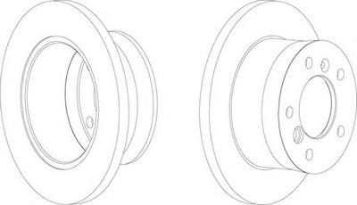 Тормозной диск FERODO FCR229A