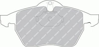 Комплект тормозных колодок, дисковый тормоз FERODO FDB1068