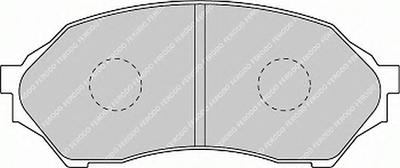 Комплект тормозных колодок, дисковый тормоз FERODO FDB1455