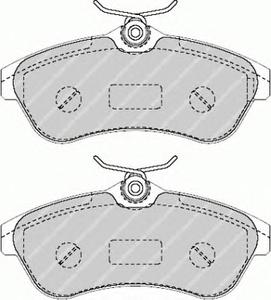 Комплект тормозных колодок, дисковый тормоз FERODO FDB1543