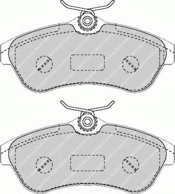 Комплект тормозных колодок, дисковый тормоз FERODO
