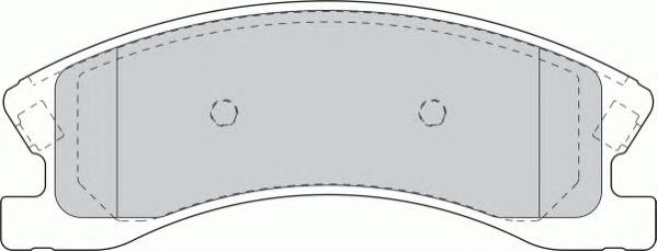 Комплект тормозных колодок, дисковый тормоз FERODO