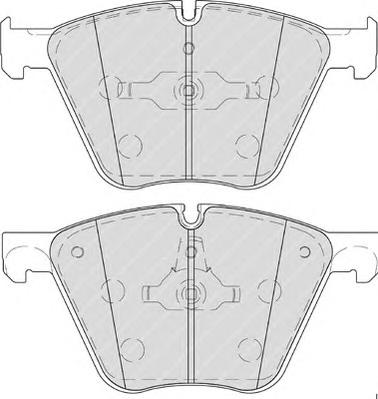 Комплект тормозных колодок, дисковый тормоз FERODO