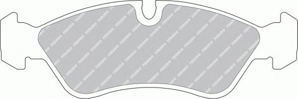 Комплект тормозных колодок, дисковый тормоз FERODO