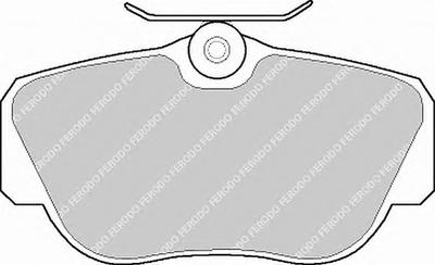 Комплект тормозных колодок, дисковый тормоз FERODO FDB669