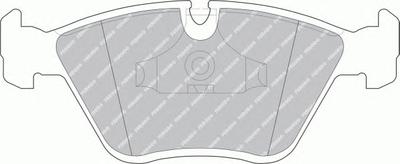 Комплект тормозных колодок, дисковый тормоз FERODO FDB779