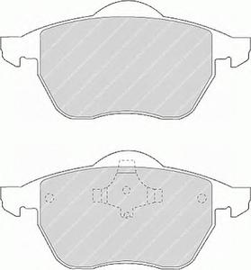 Комплект тормозных колодок, дисковый тормоз FERODO FDB969