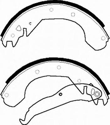 Комплект тормозных колодок FERODO