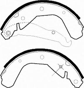 Комплект тормозных колодок FERODO FSB216
