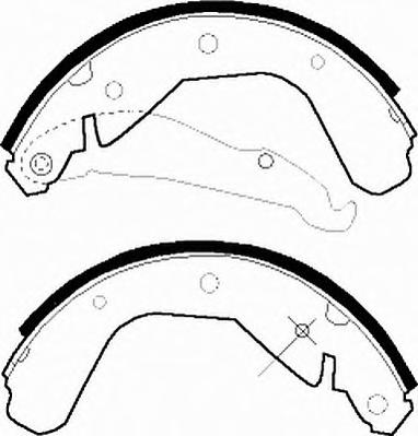 Комплект тормозных колодок FERODO