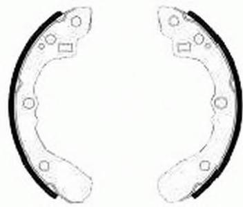 Комплект тормозных колодок FERODO FSB612