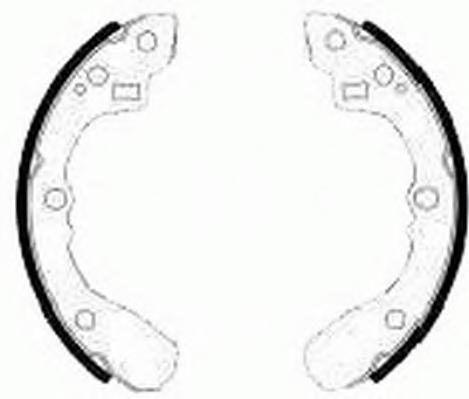 Комплект тормозных колодок FERODO