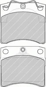 Комплект тормозных колодок, дисковый тормоз FERODO FVR1131