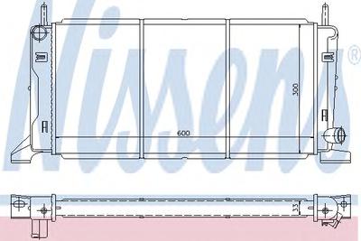Радиатор охлаждения NISSENS 621541