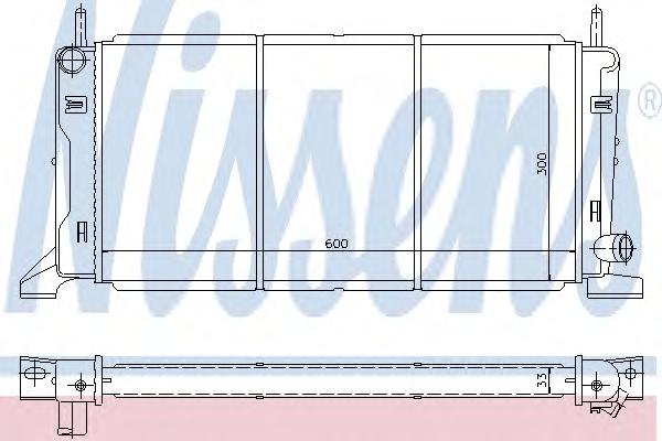 Радиатор охлаждения NISSENS