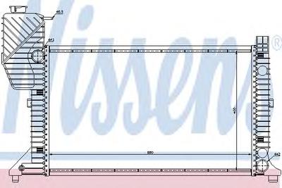 Радиатор охлаждения NISSENS 62664A