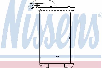 Радиатор печки NISSENS 73252
