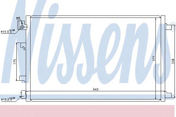 Конденсатор, кондиционер NISSENS