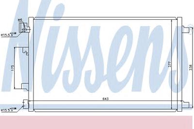 Конденсатор, кондиционер NISSENS 940039