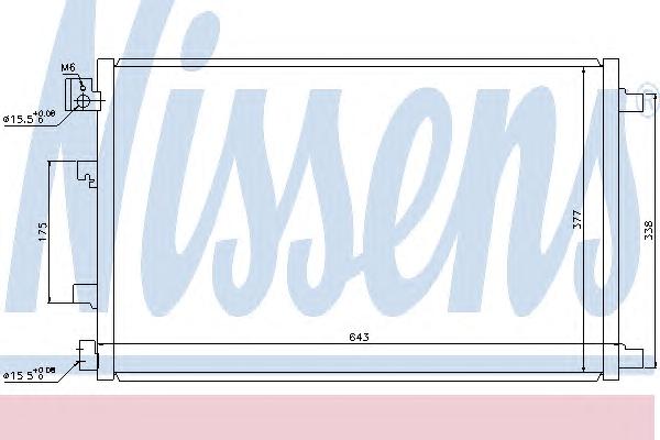 Конденсатор, кондиционер NISSENS